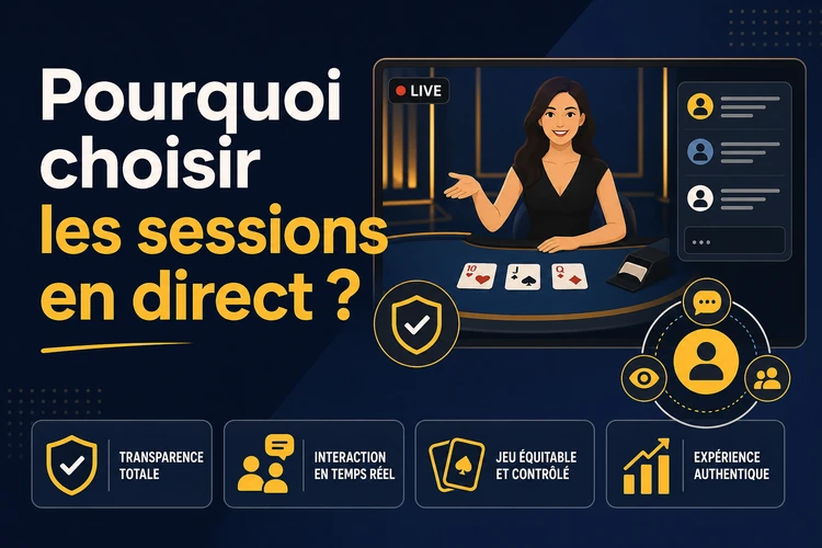 Pourquoi choisir les sessions en direct ?