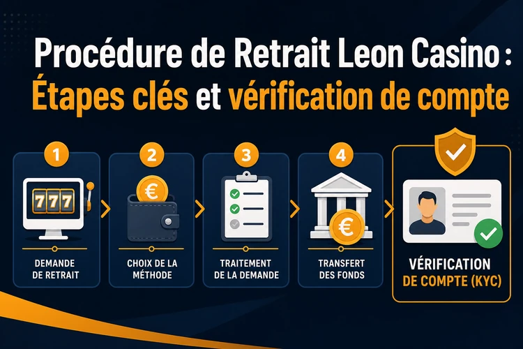 Procédure de Retrait Leon Casino: Étapes clés et vérification de compte
