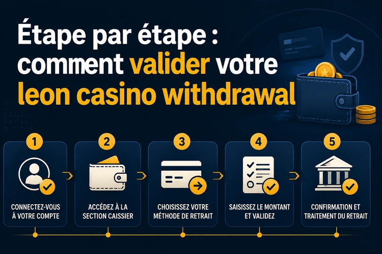 Étape par étape: comment valider votre leon casino withdrawal